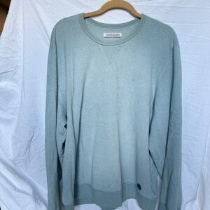 Outerknown Men's Light Blue Crewneck Sweater